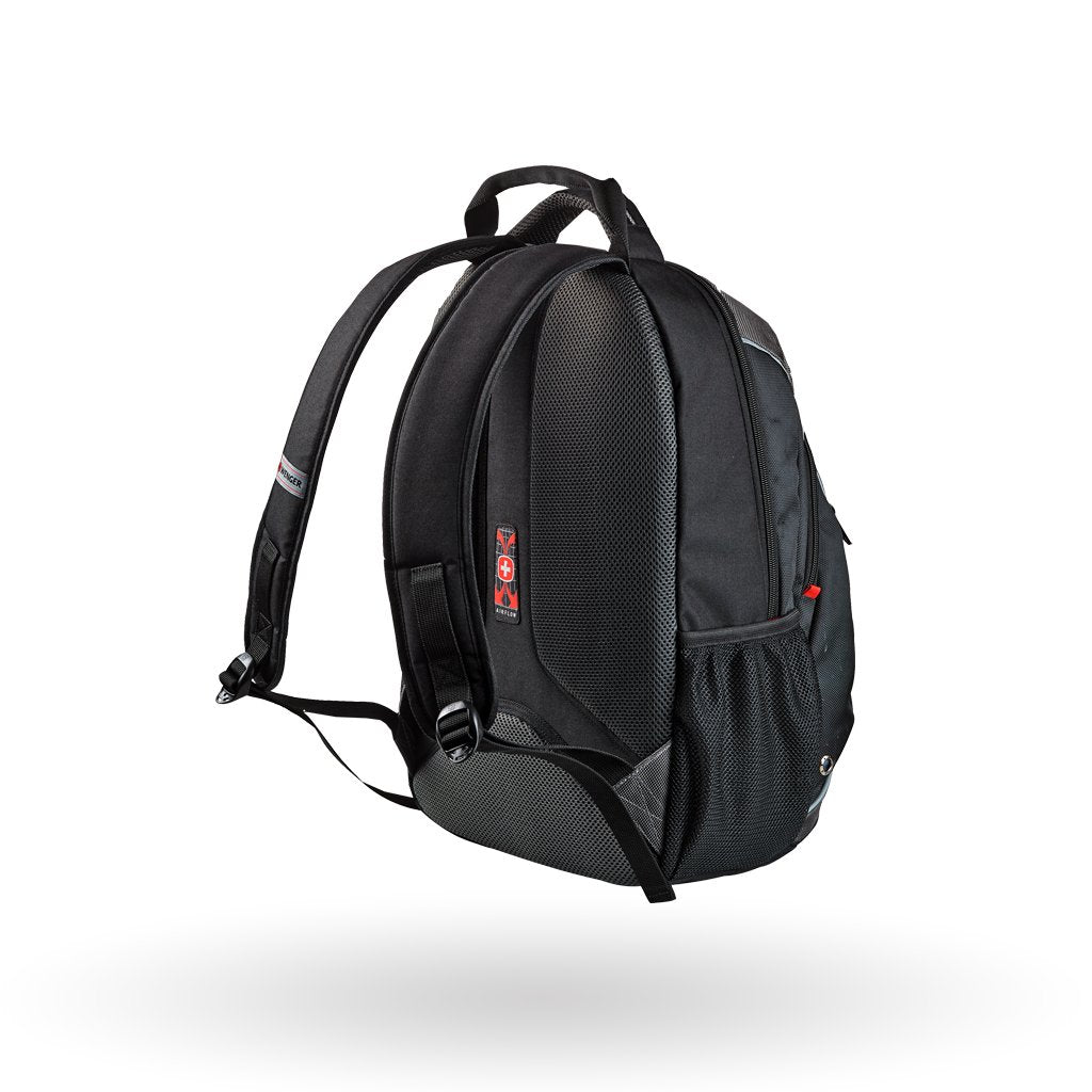 حقيبة ظهر للكمبيوتر المحمول WENGER MERCURY ESSENTIAL مقاس 16 بوصة، أسود/رمادي - 604433