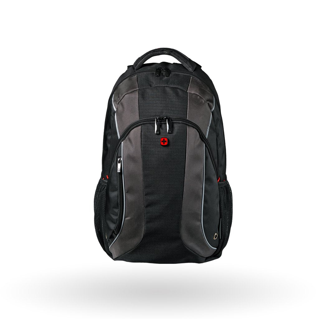 حقيبة ظهر للكمبيوتر المحمول WENGER MERCURY ESSENTIAL مقاس 16 بوصة، أسود/رمادي - 604433