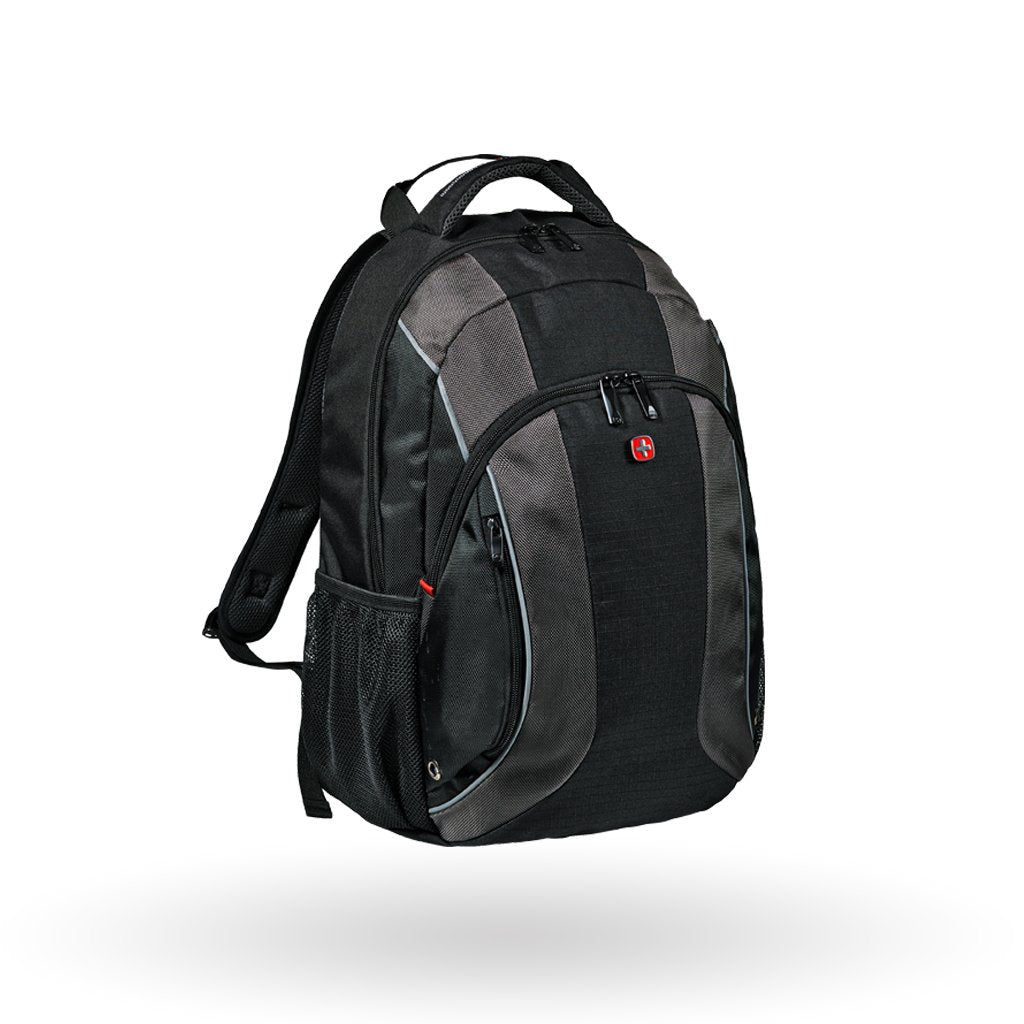 حقيبة ظهر للكمبيوتر المحمول WENGER MERCURY ESSENTIAL مقاس 16 بوصة، أسود/رمادي - 604433