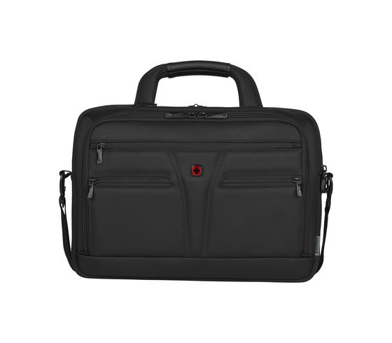 WENGER BC STAR 16 EXPANDABLE BRIEFCASE BLACK 606465