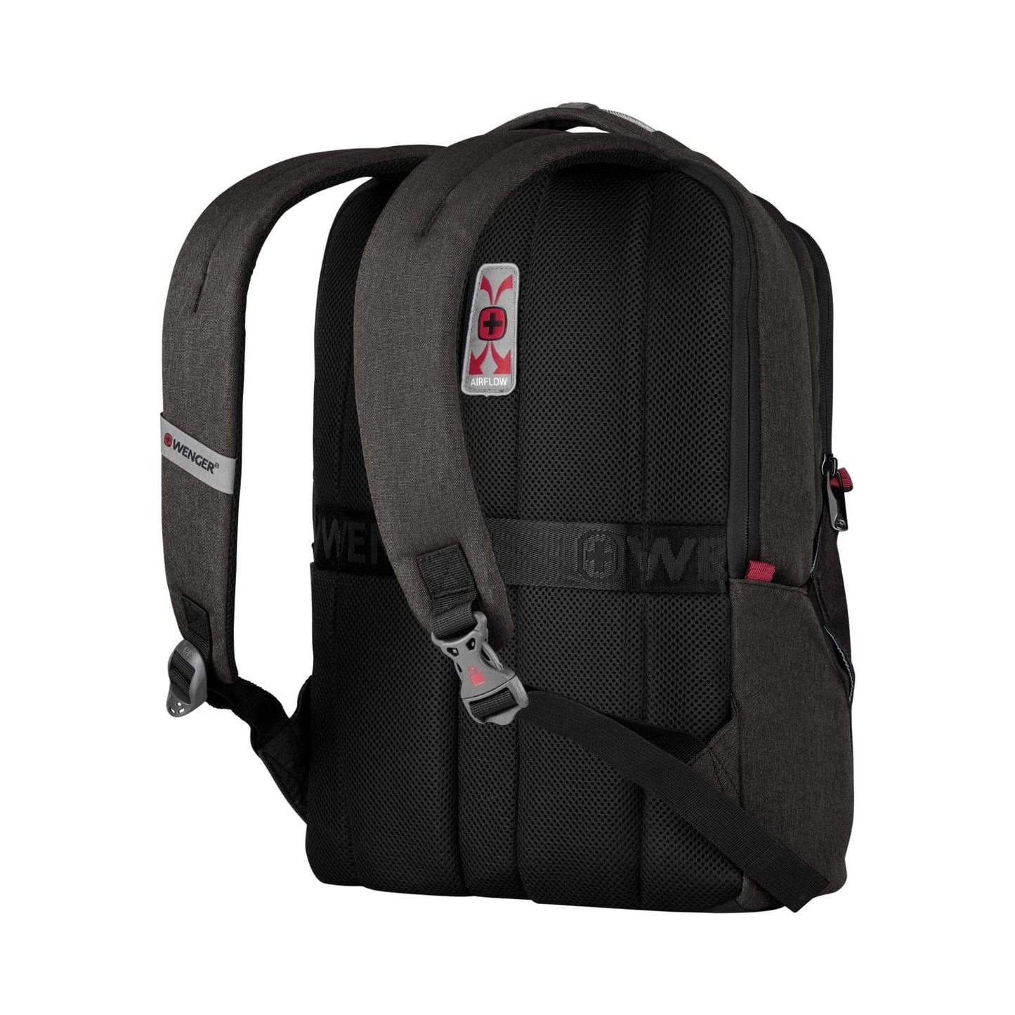 حقيبة ظهر Wenger Mx Professional للكمبيوتر المحمول مقاس 16 بوصة مع جيب للكمبيوتر اللوحي - رمادي - 611641