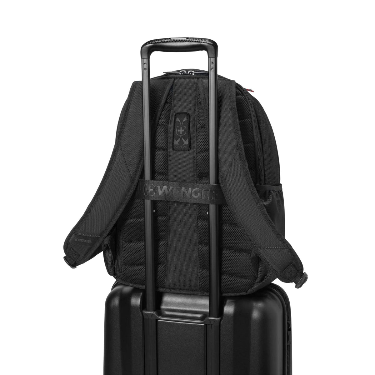 حقيبة ظهر Wenger XE Professional للكمبيوتر المحمول مقاس 15.6 بوصة مع جيب للكمبيوتر اللوحي باللون الأسود - 612739