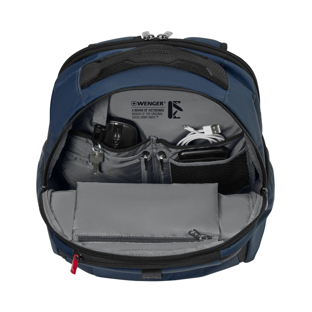 حقيبة ظهر Wenger XE Professional للكمبيوتر المحمول مقاس 15.6 بوصة مع جيب للكمبيوتر اللوحي باللون الأزرق - 612740
