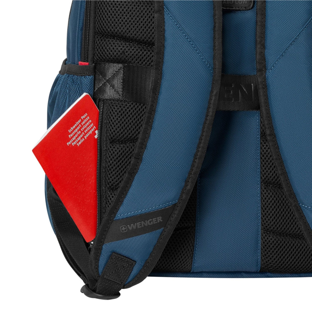 حقيبة ظهر Wenger XE Professional للكمبيوتر المحمول مقاس 15.6 بوصة مع جيب للكمبيوتر اللوحي باللون الأزرق - 612740