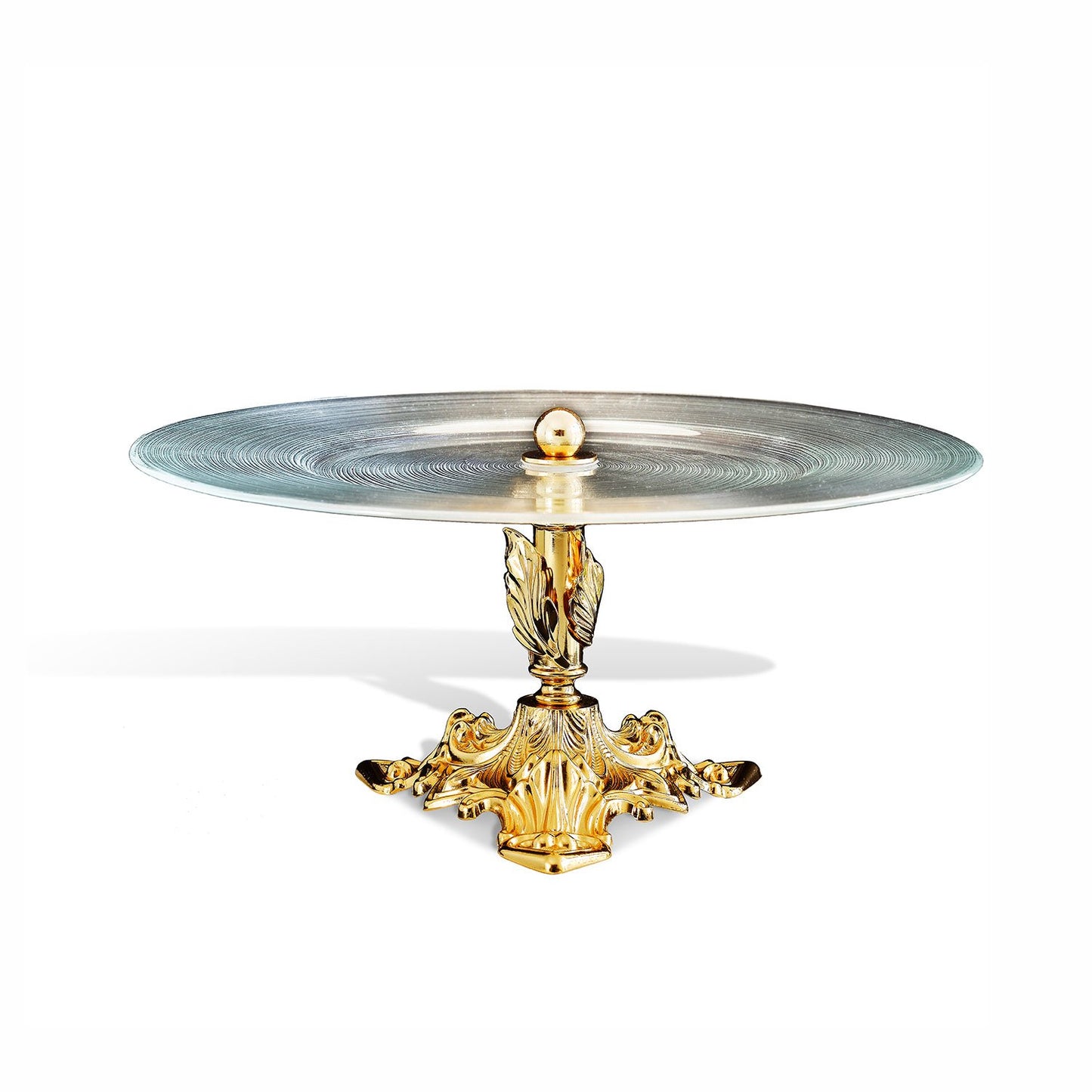 VERONA 1 TIER GLASS PLATE - DC6144/OR