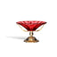 وعاء روما المركزي من الزجاج الأحمر 40 × 23 سم - DC6155/OR-RS