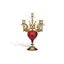 حامل شموع ROMANTICA 5 FLAMES أحمر - DC2441/5-RS