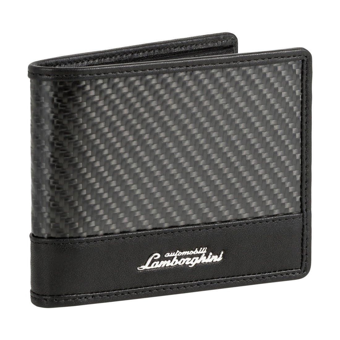 LAMBORGHINI MAN WALLET TECHNO 9013504 BLACK - Jashanmal Home