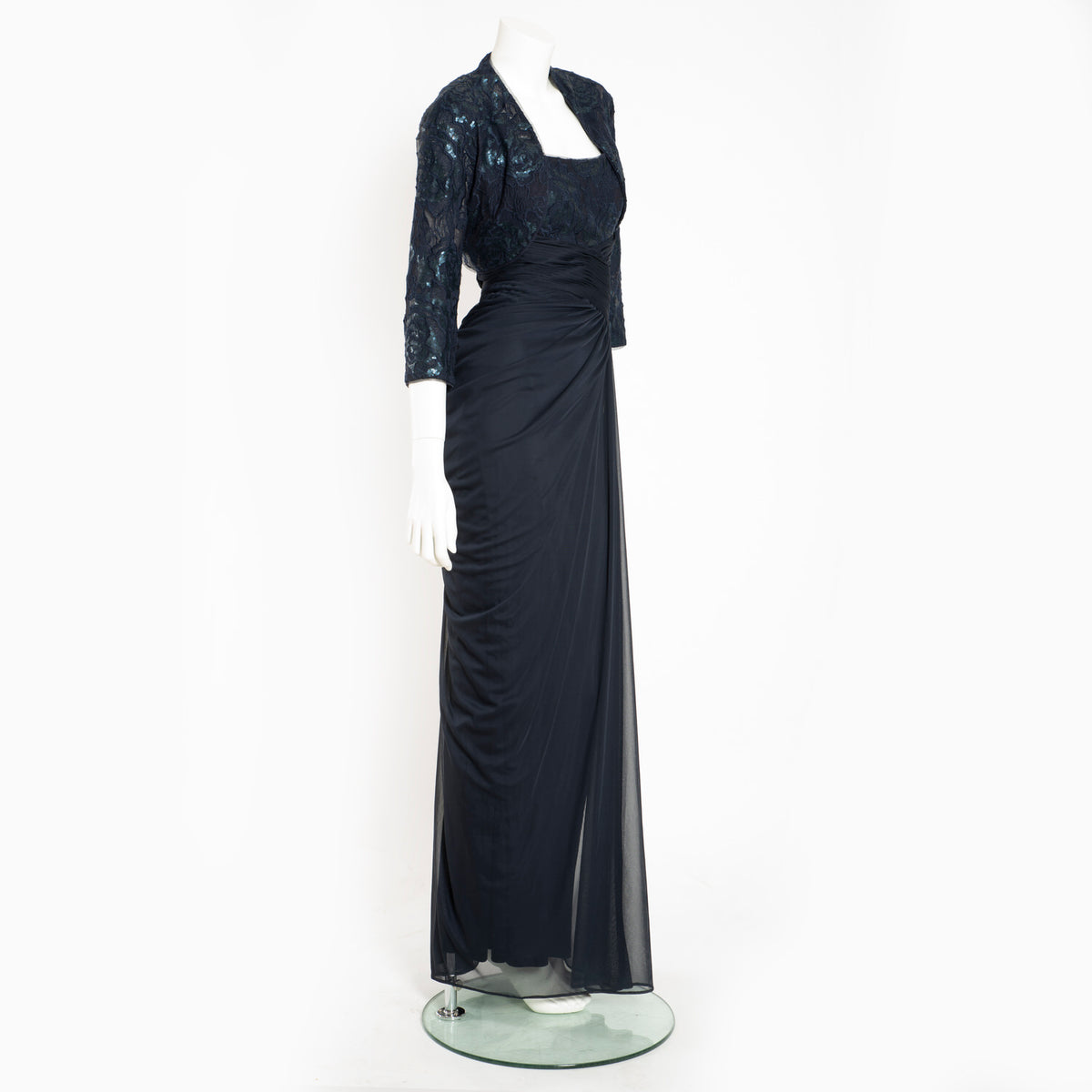 EMB SQN FLR BODICE TULLE SKT