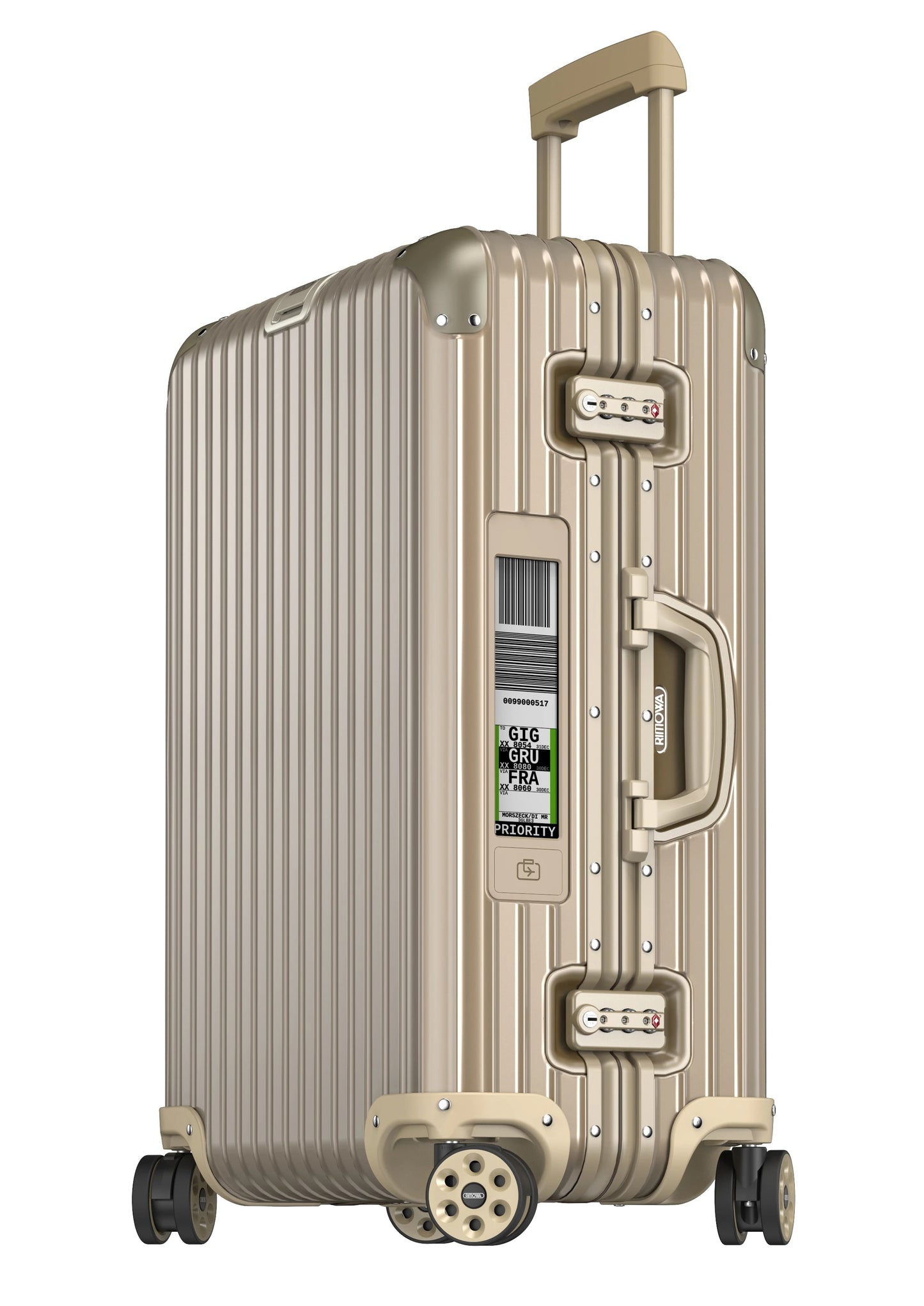 عربة متعددة العجلات من RIMOWA TOPAS TITANIUM مقاس 78 سم مزودة بعلامة إلكترونية - 924.73.03.5