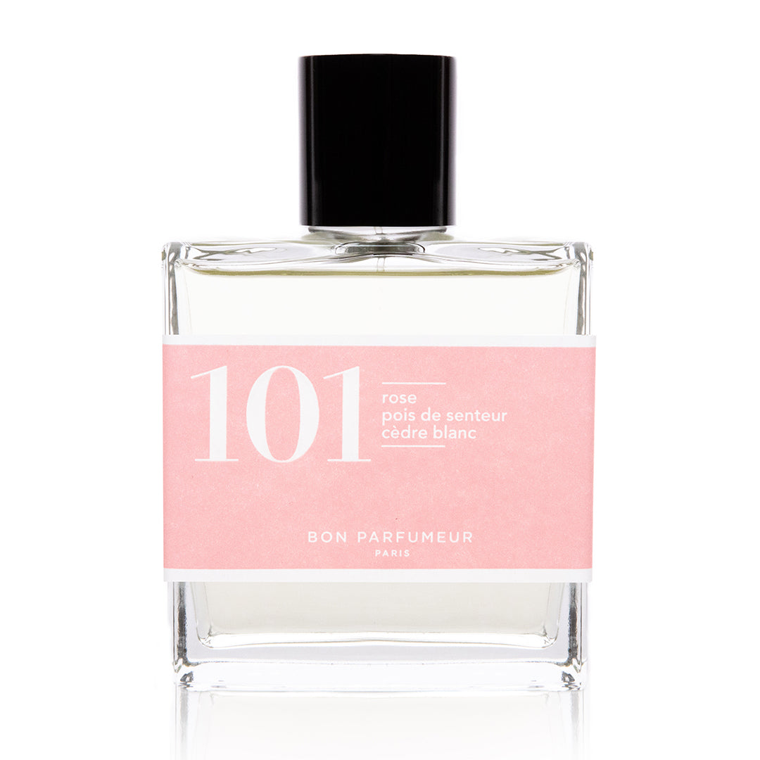Bon Parfumeur: LES CLASSIQUES - 101 ROSE,SWEET PEA, WHITE CEDAR FOR WOMEN EAU DE PARFUM  100ml NATURAL SPRAY