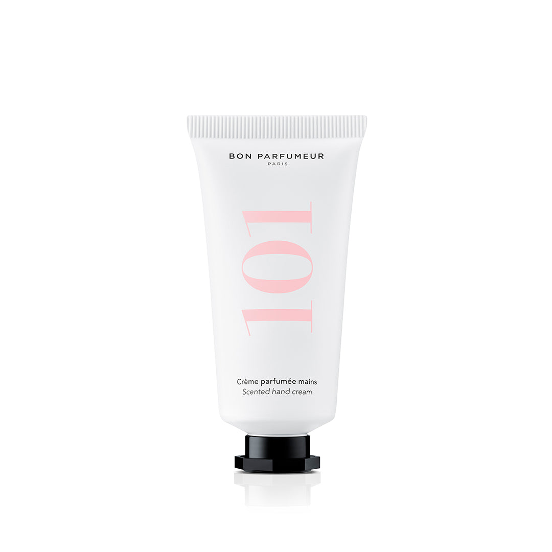 Bon Parfumeur: SCENTED HAND CREAM 101 - ROSE SWEET PEA WHITE CEDAR 30g
