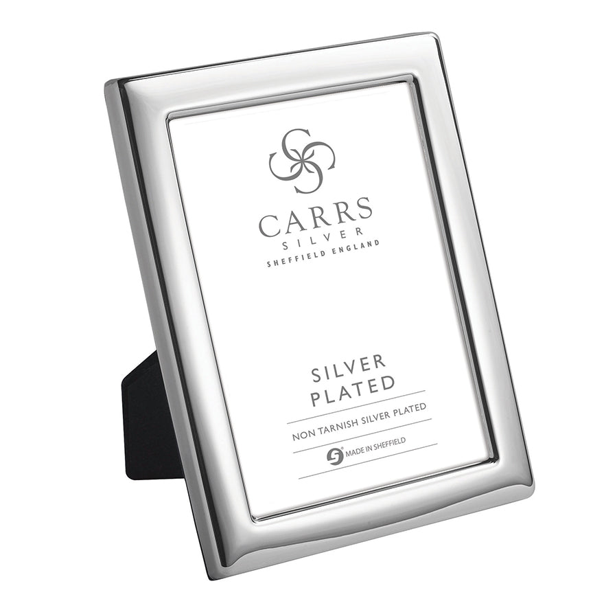 Carrs Silver of Sheffield Photograph Frame with Velvet Back - PR5-SP