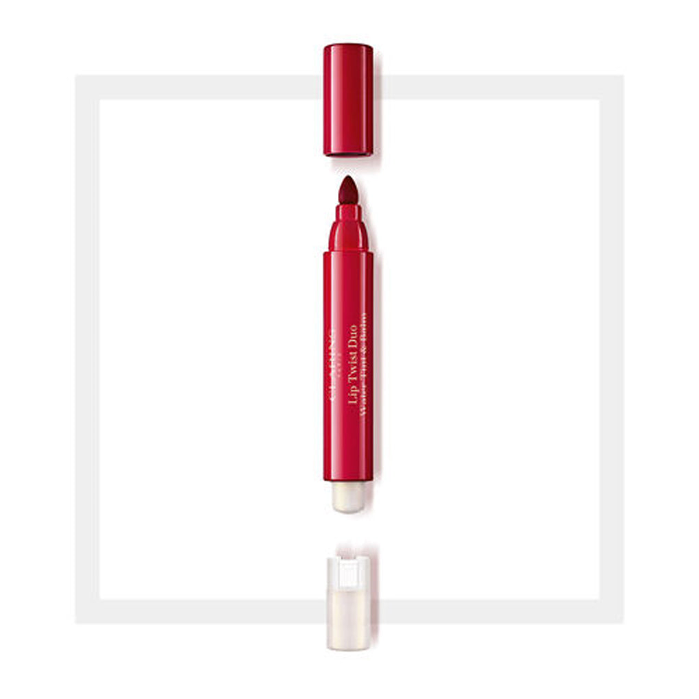 CLARINS-WATER LIP FELT 01 RETAIL 2G-Lip Twist Duo Water Tint & Balm -RED SUNSET