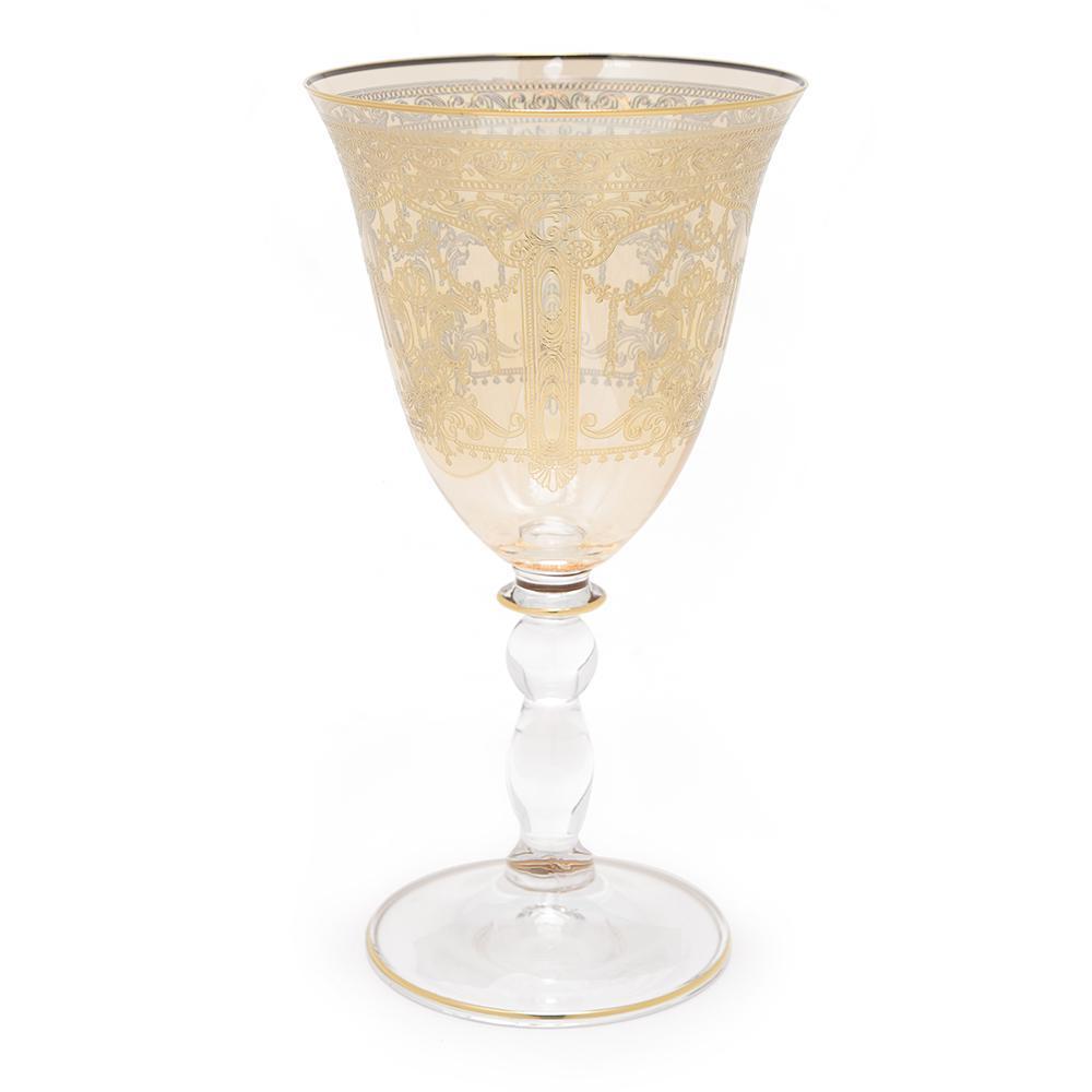 Combi Annette Goblet Set - Amber, 260 ml, Large, 6 Piece - G789/1Z-AM/96 - Jashanmal Home