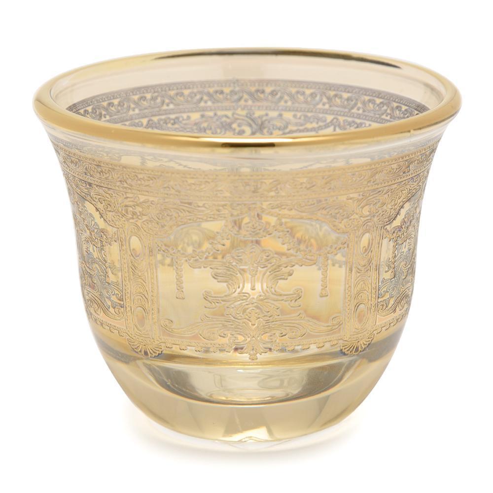 Combi Annette Mocca Cup Set - Amber, 6 Piece - G789/1Z-AM/48 - Jashanmal Home