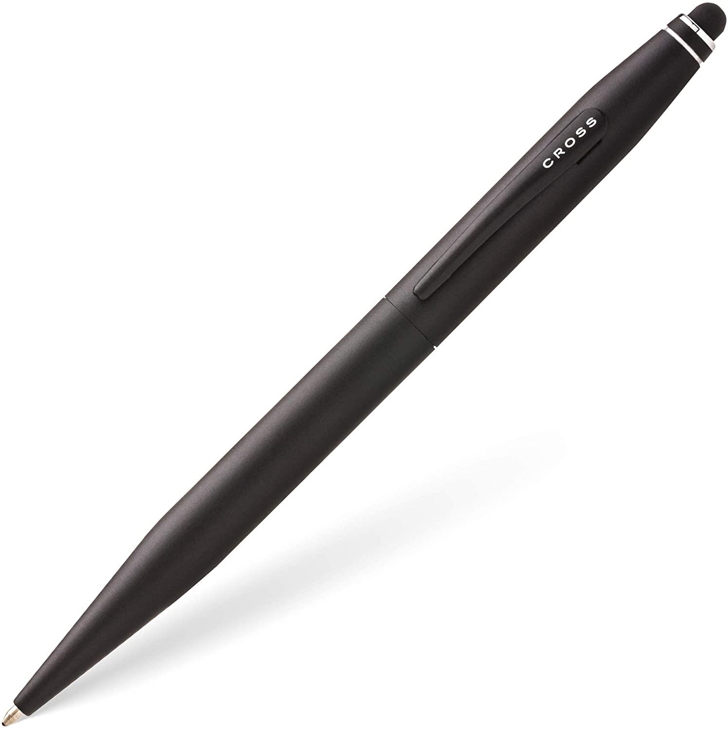 CROSS TECH2 SATIN BLACK DUAL-FUNCTION BALLPOINT PEN AND STYLUS GIFT BOX AT0652-1