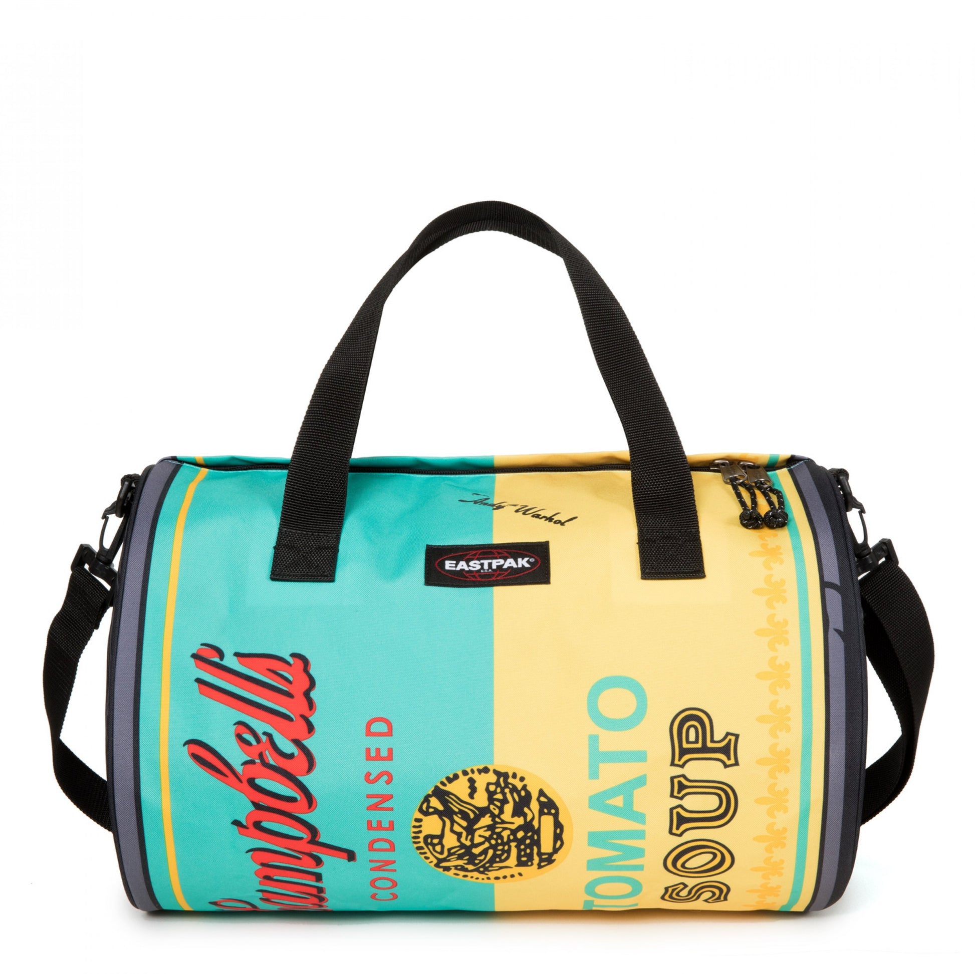 Eastpak Duffel Can Mint Placed Duffle Bag - Ek43E52X