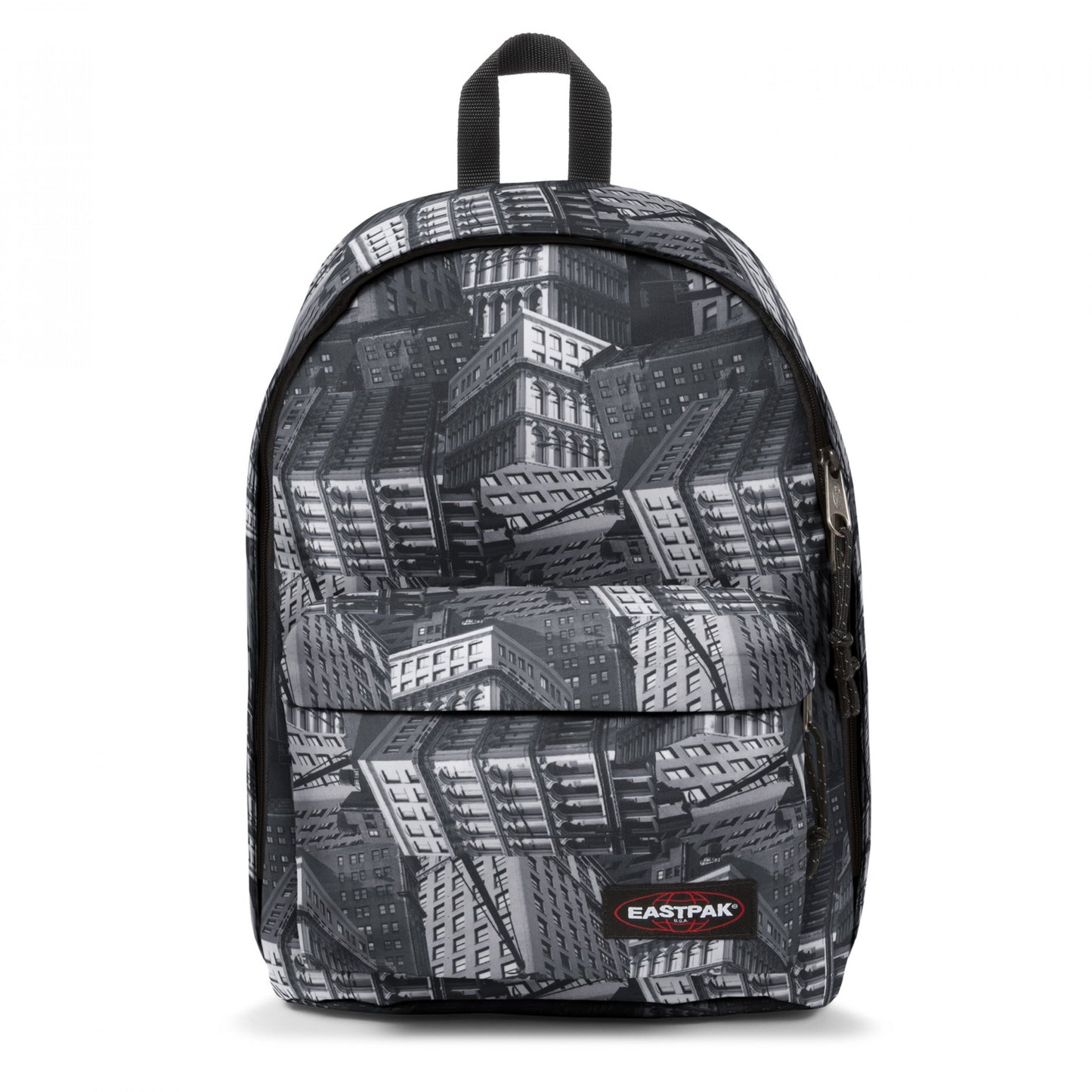 Eastpak حقيبة ظهر متوسطة للكمبيوتر المحمول "أوت أوف أوفيس" باللون الأسود الكروم