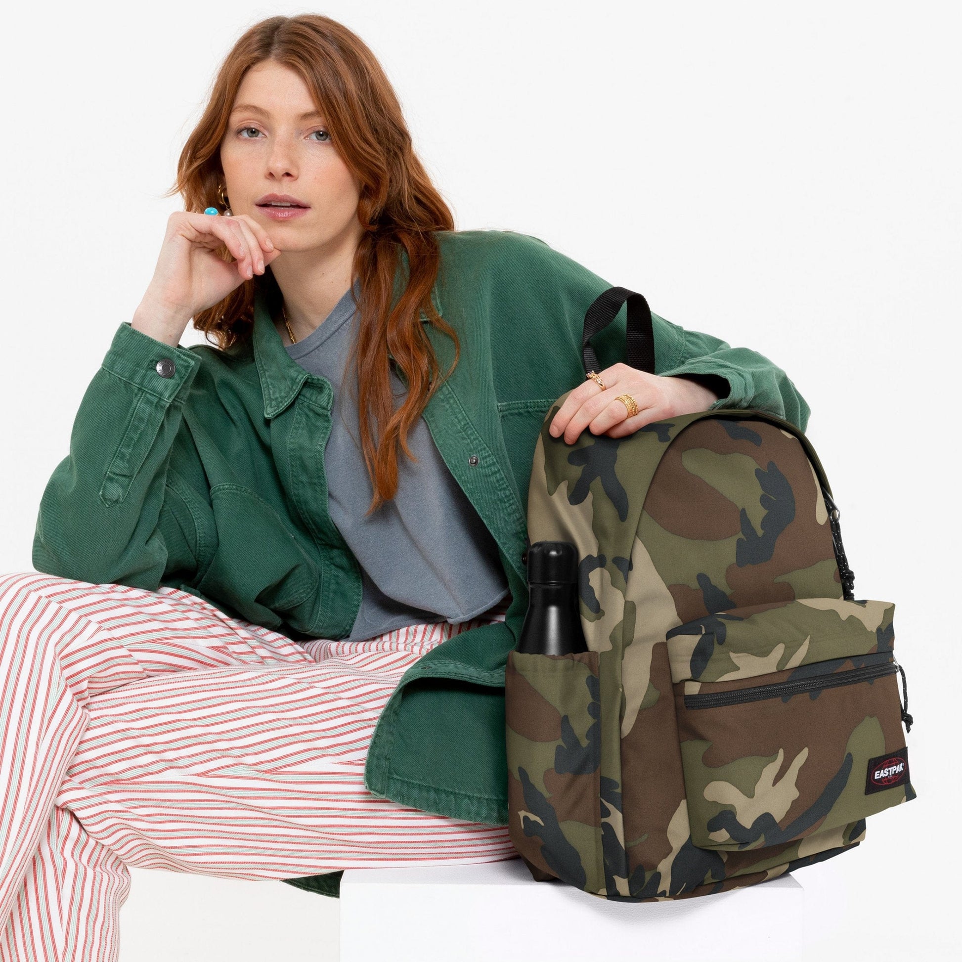 Eastpak-Office Zippl'R-Medium Laptop Backpack-Camo-EK0A5BBJ181