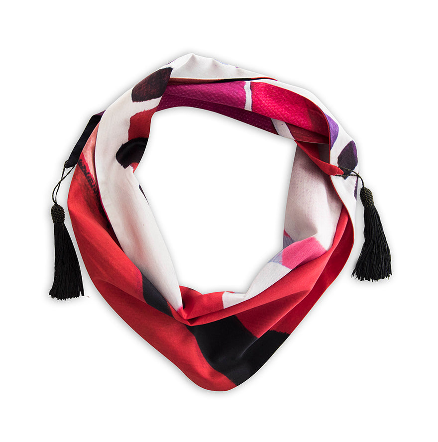 Ella Adore Silk Satin Triangle Scarf - EISS18SCV048