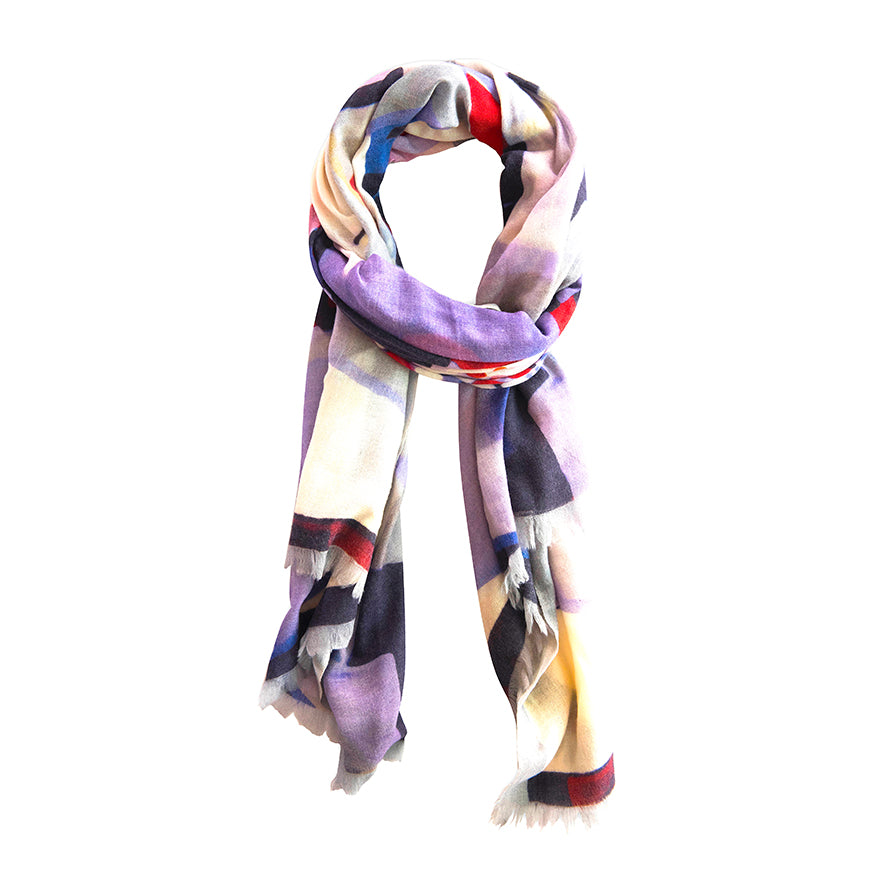 Ella Winter Blossam Wool Pashmina Blend Long Scarf - EISS18SCV012