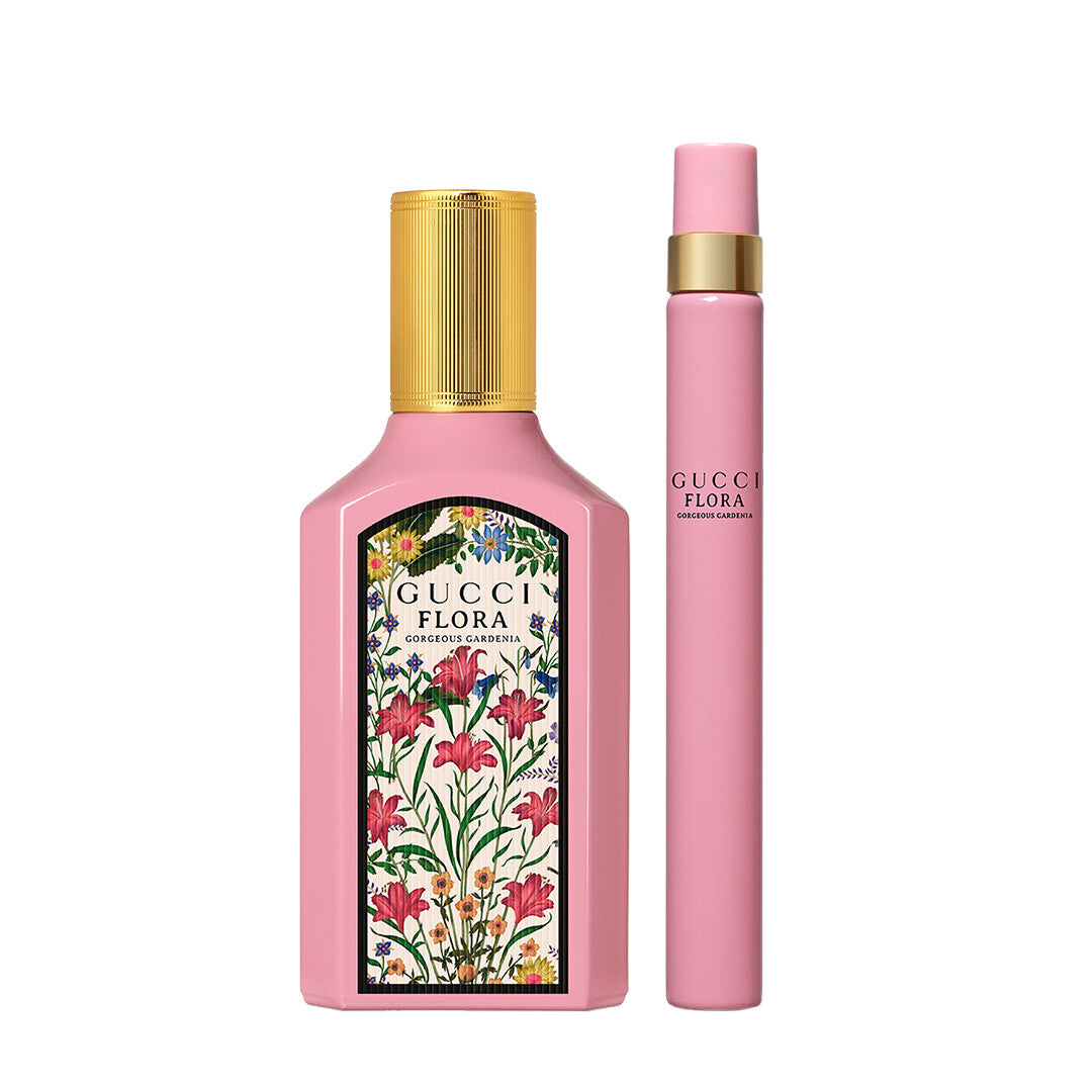 Gucci Flora Gorgeous Gardenia EDP Giftset  (EDP 50ml+10ml Purse Spray)