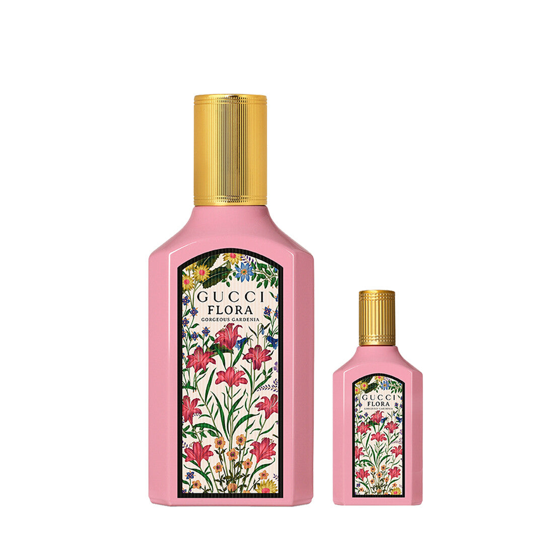Gucci Flora Gorgeous Gardenia EDP Giftset  (EDP 50ml+5ml Miniature)