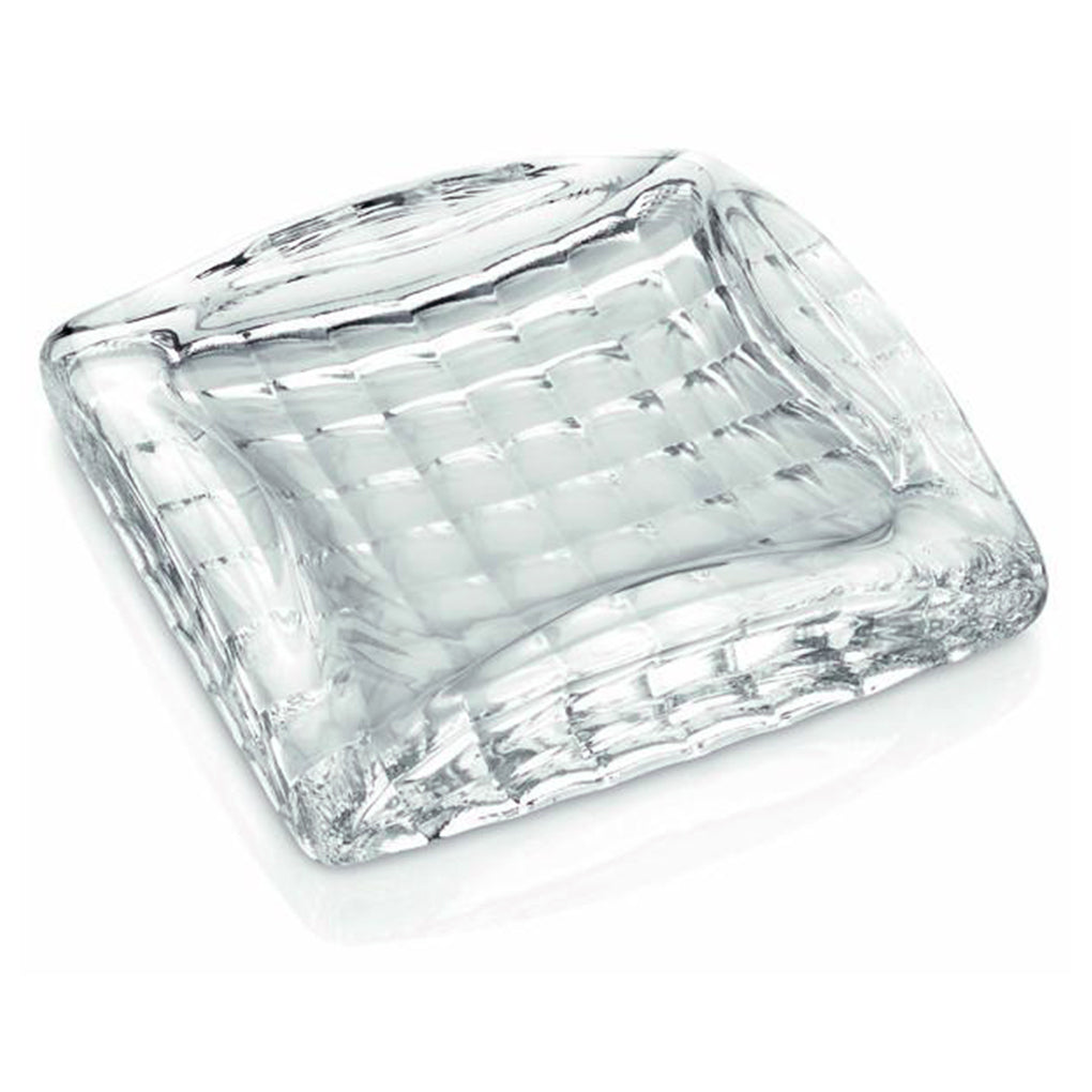 OPTIC ASHTRAY 15X15CM CLEAR