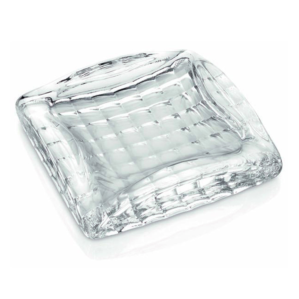 OPTIC ASHTRAY 18X18CM CLEAR