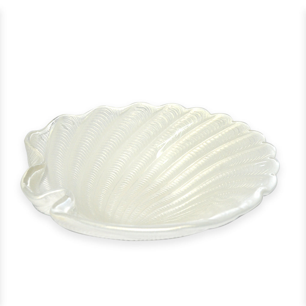 SAINT-TROPEZ BOWL 24X8CM PEARLY WHITE DECO