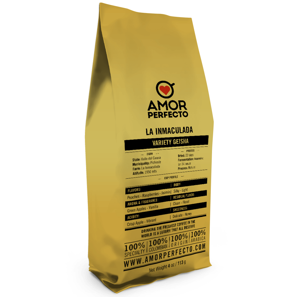 AMOR PERFECTO LA INMACULADA GEISHA 113G BAG COFFEE BEANS