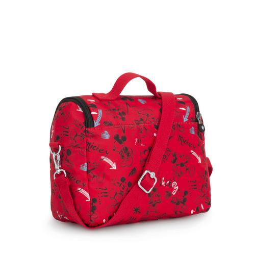 Kipling-D Kichirou-حقيبة غداء كبيرة (مع جراب عربة)-Sketch Red-I0003-6CC