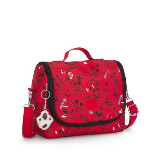 Kipling-D Kichirou-حقيبة غداء كبيرة (مع جراب عربة)-Sketch Red-I0003-6CC