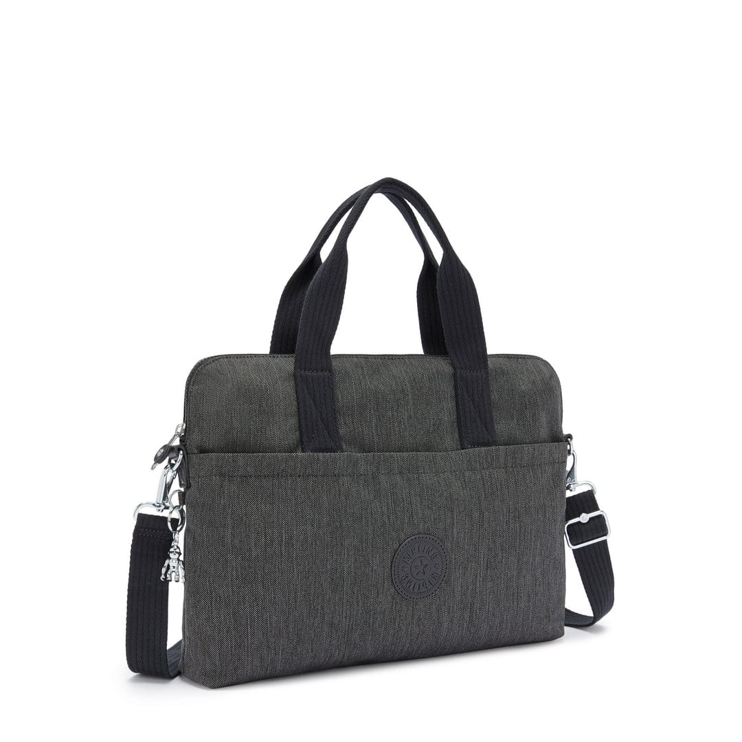 KIPLING-ELSIL-حقيبة عمل (بحزام كتف قابل للإزالة)-أسود فلفلي-I3620-78S
