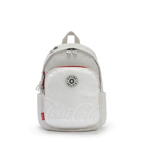KIPLING-Delia-Medium backpack-Coca Cola White Bone-I5032-W72 - I5032-W72