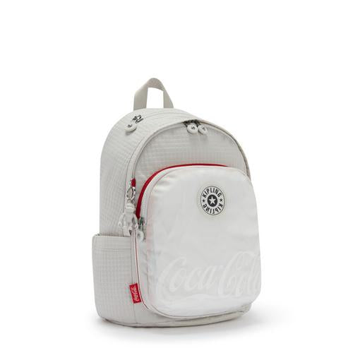KIPLING-Delia-حقيبة ظهر متوسطة الحجم-Coca Cola White Bone-I5032-W72 - I5032-W72