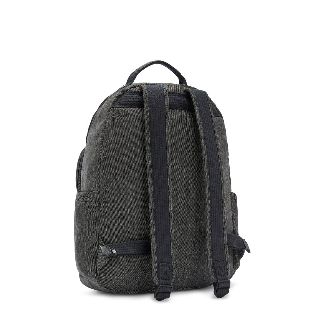 KIPLING-Seoul-Large Backpack-Black Peppery-I6363-78S