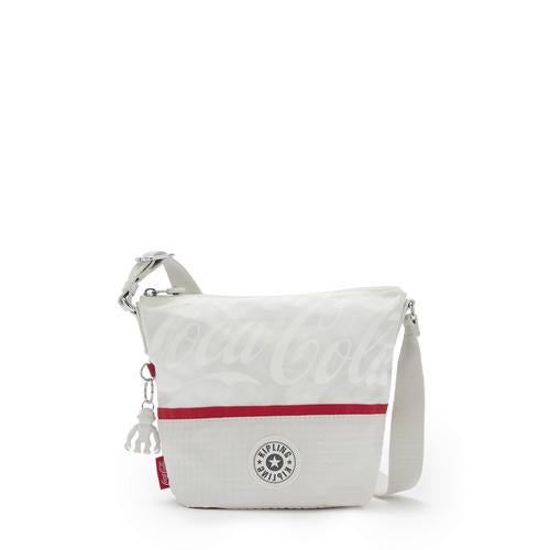 KIPLING-Sonja S-Small Crossbody with Adjustable Shoulder Strap-Coca Cola White Bone-I7127-W72 - I7127-W72