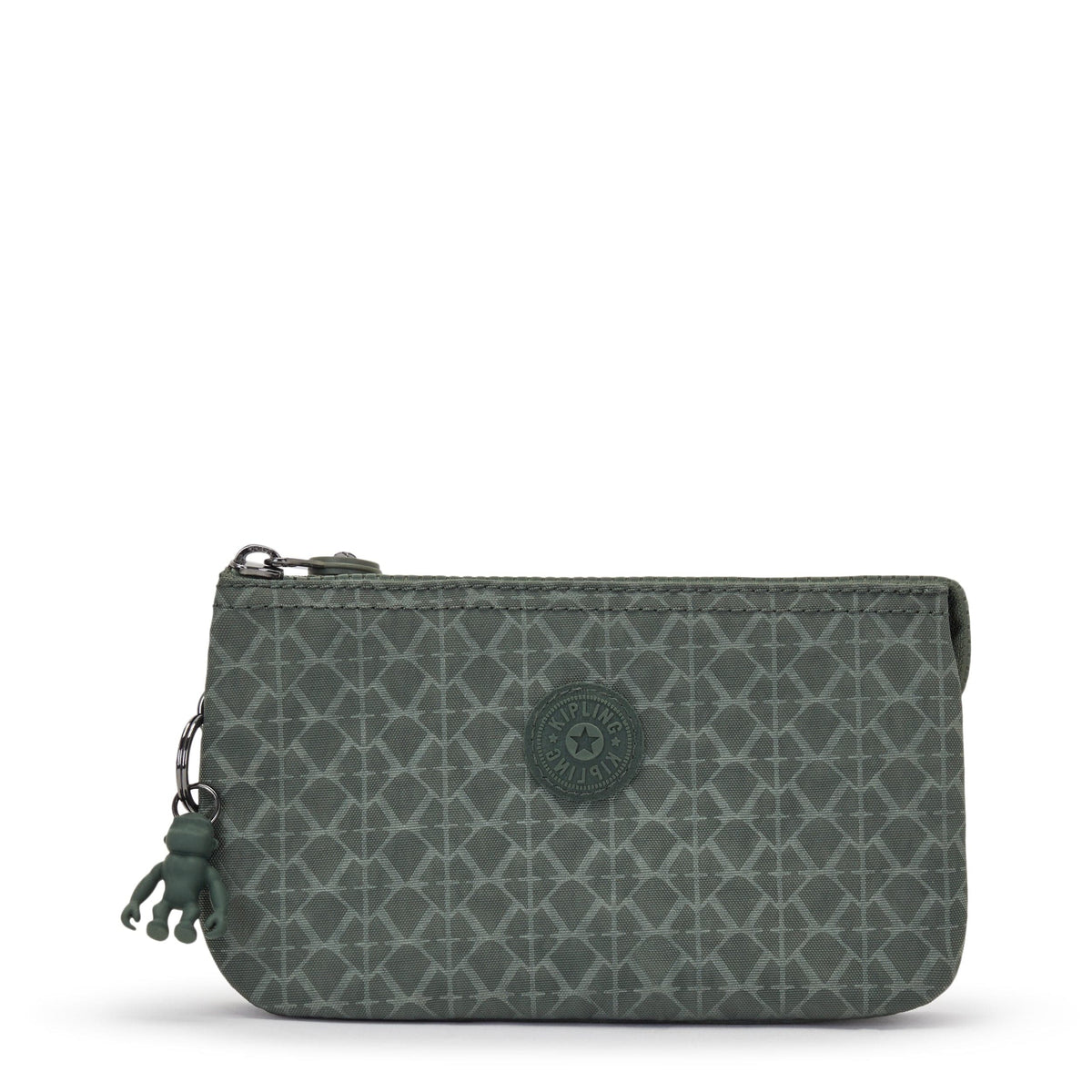 KIPLING-Creativity L-Large Purse-Sign Green Embosse-13093-F6C