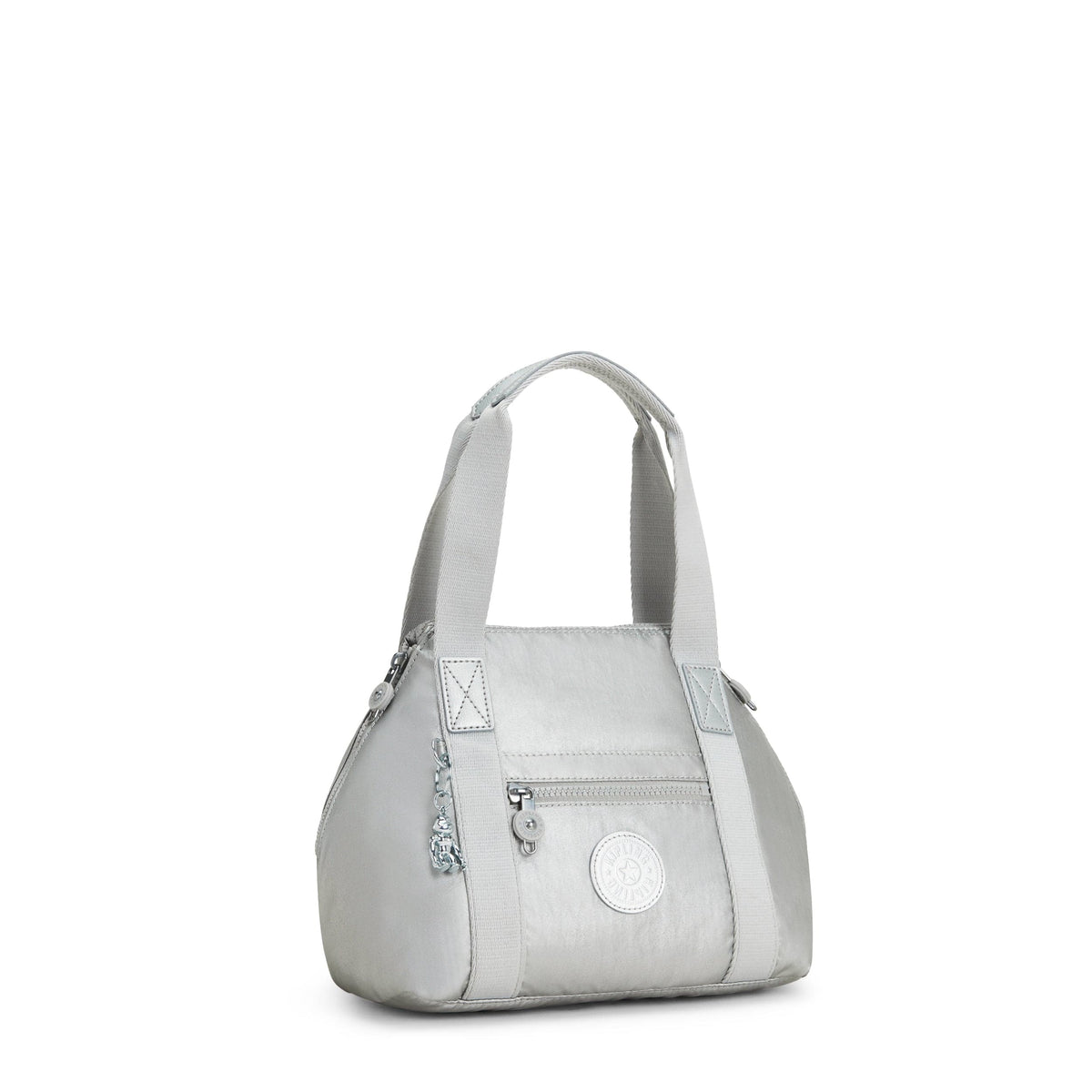 KIPLING-Art Mini-حقيبة يد صغيرة (بحزام كتف قابل للإزالة)-معدني لامع-15410-QD7