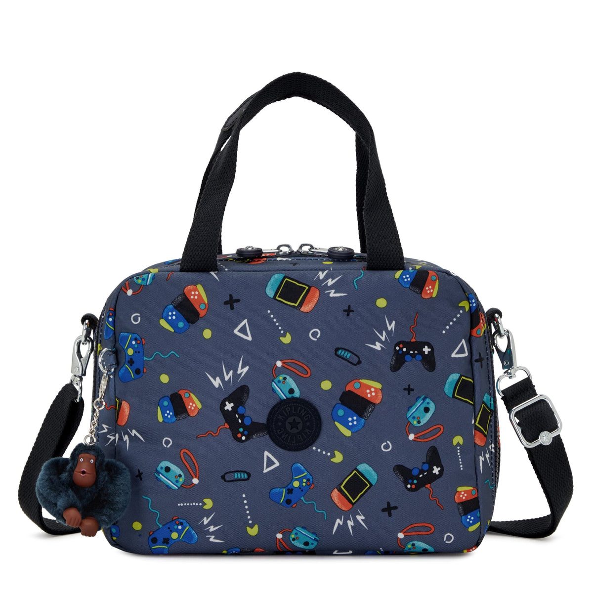 KIPLING-Miyo-Large Lunchbox (With Trolley Sleeve)-Gaming Grey-I2989-T6T