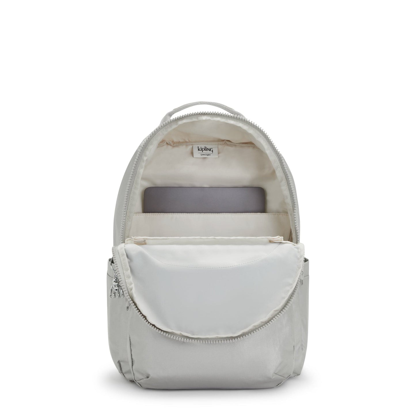 KIPLING-Seoul-Large Backpack-Bright Metallic-I4034-QD7