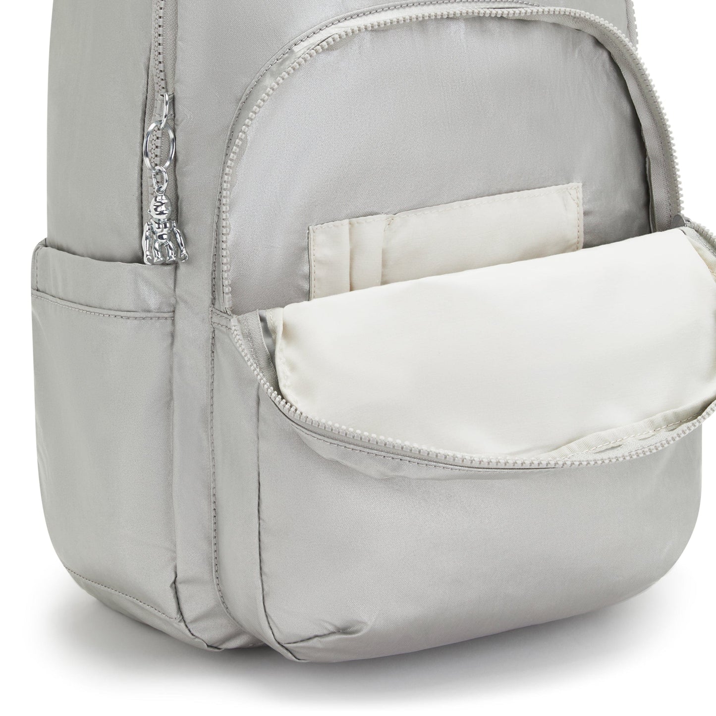 KIPLING-Seoul-Large Backpack-Bright Metallic-I4034-QD7