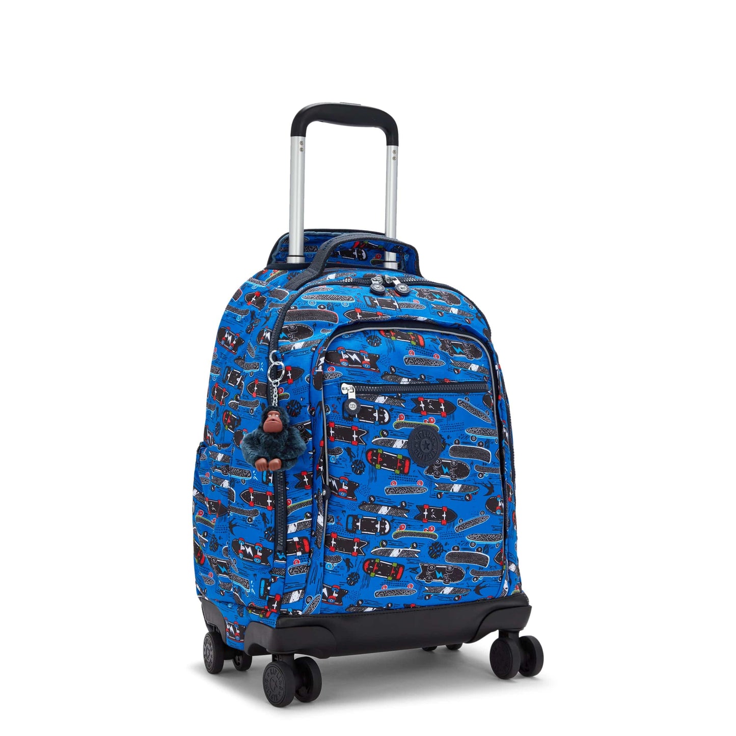 KIPLING-New Zea-حقيبة ظهر كبيرة بعجلات (مع حماية للكمبيوتر المحمول)-New Scate Prt S-I4674-Y35