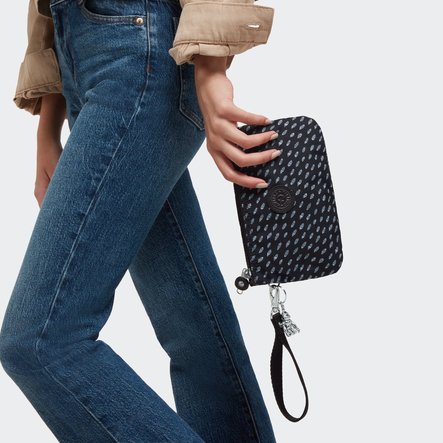 KIPLING-Creativity Xl-حقيبة يد كبيرة جدًا (مع سوار)-Ultimate Dots-I4734-R87
