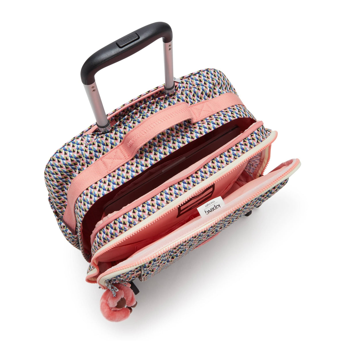 KIPLING-New Storia-حقيبة كبيرة بعجلات-Girly Geo-I4847-Z84
