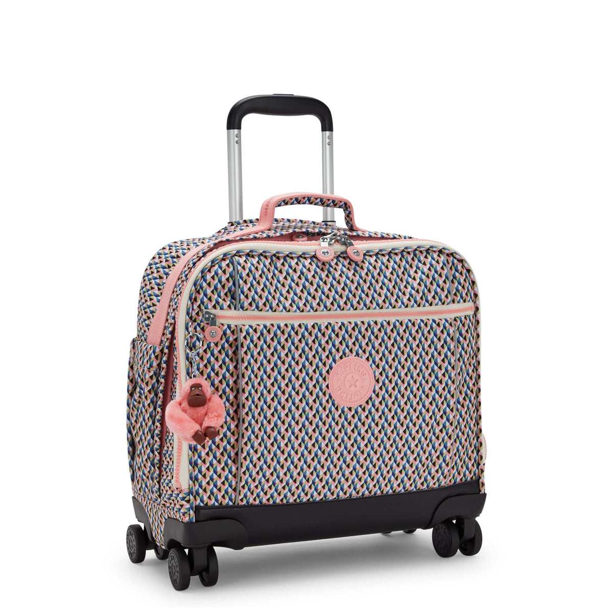 KIPLING-New Storia-حقيبة كبيرة بعجلات-Girly Geo-I4847-Z84