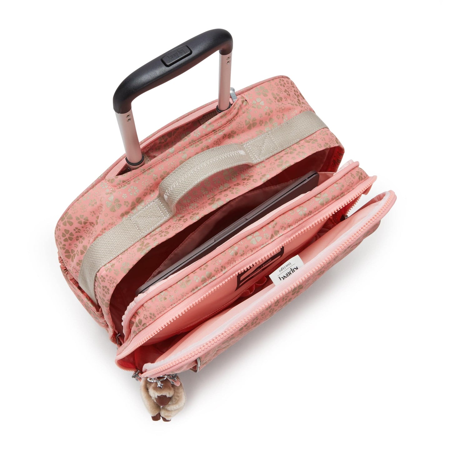 KIPLING-New Storia-حقيبة كبيرة بعجلات-Sweet MetFloral-I4847-Z98