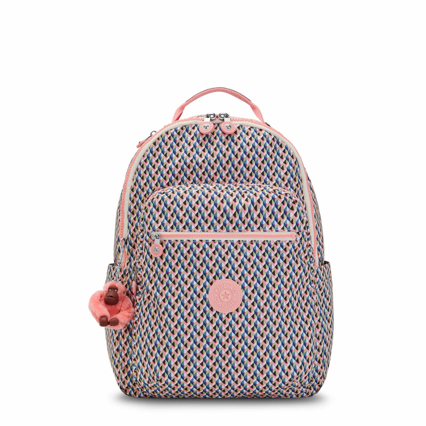 KIPLING-Seoul-LARGE BACKPACK-Girly Geo-I4851-Z84